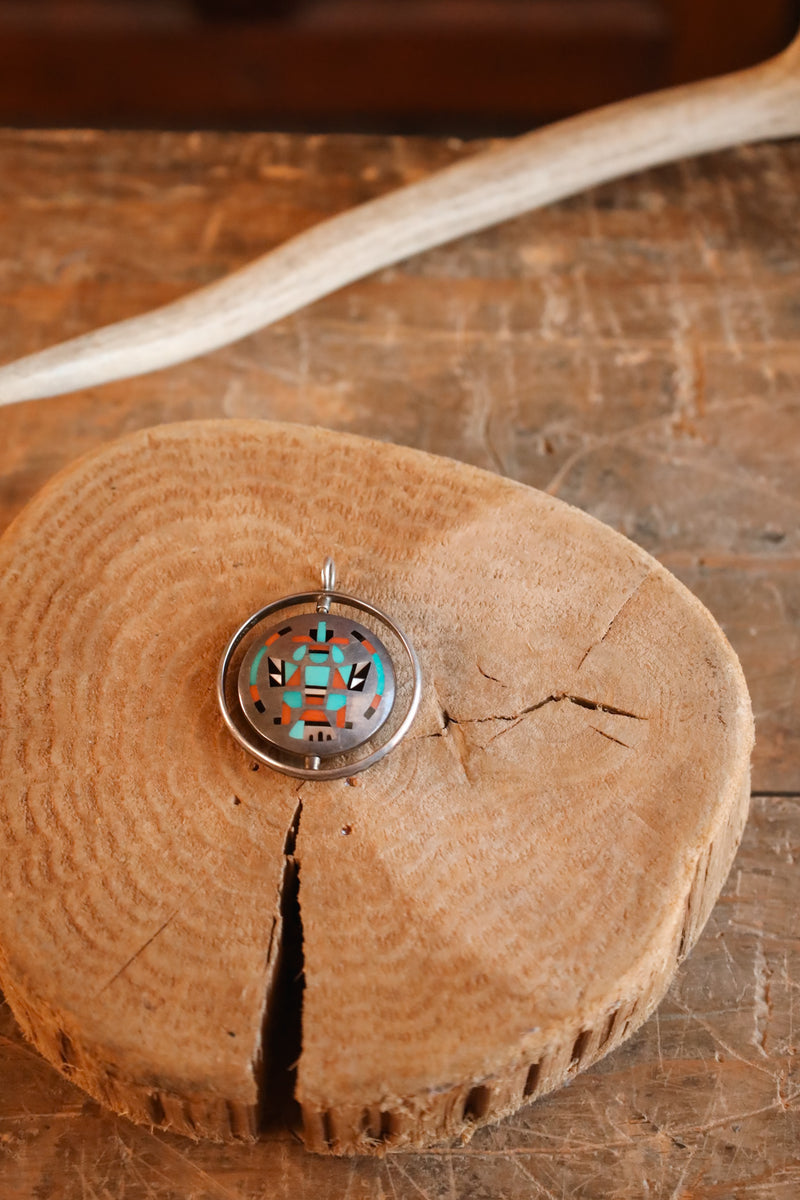 Spinner Inlay Kachina Pendant