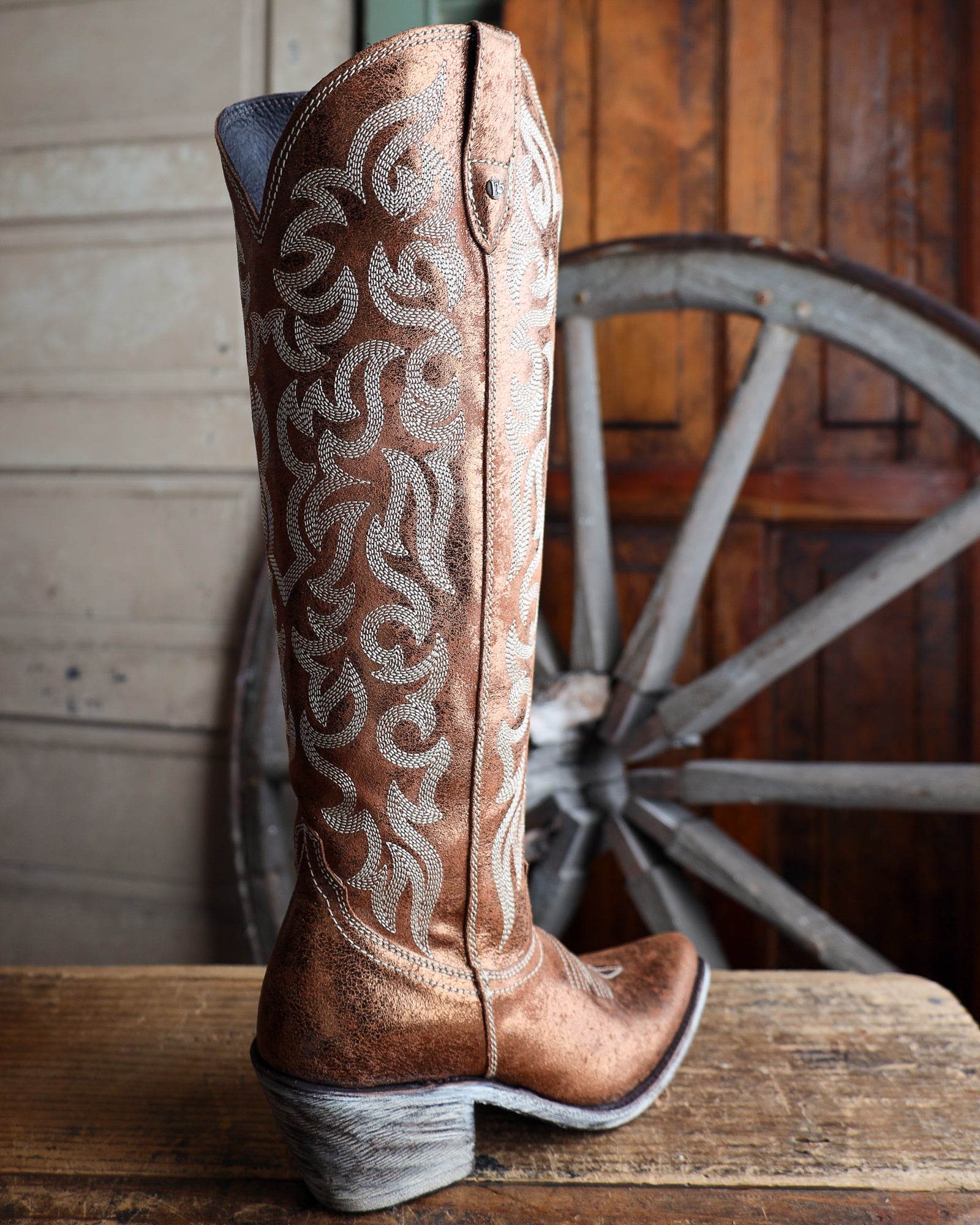 LIBERTY BLACK WOMEN'S ALLIE METALLIC TOBACCO 17 LIBERTY BLACK WOMEN'S ALLIE METALLIC TOBACCO 17