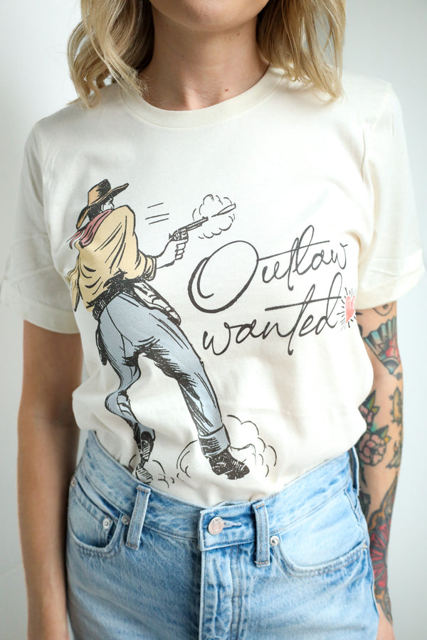 CRY BABY TEES OUTLAW WANTED