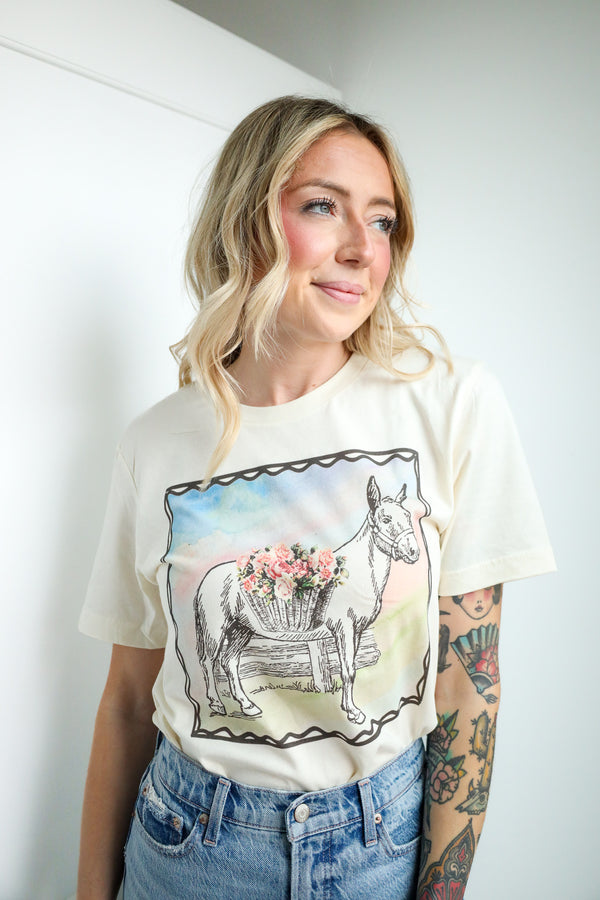CRY BABY TEES BASKET OF ROSES