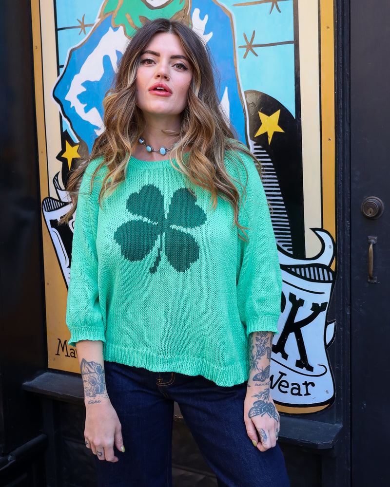 Wooden Ships Shamrock Sweater