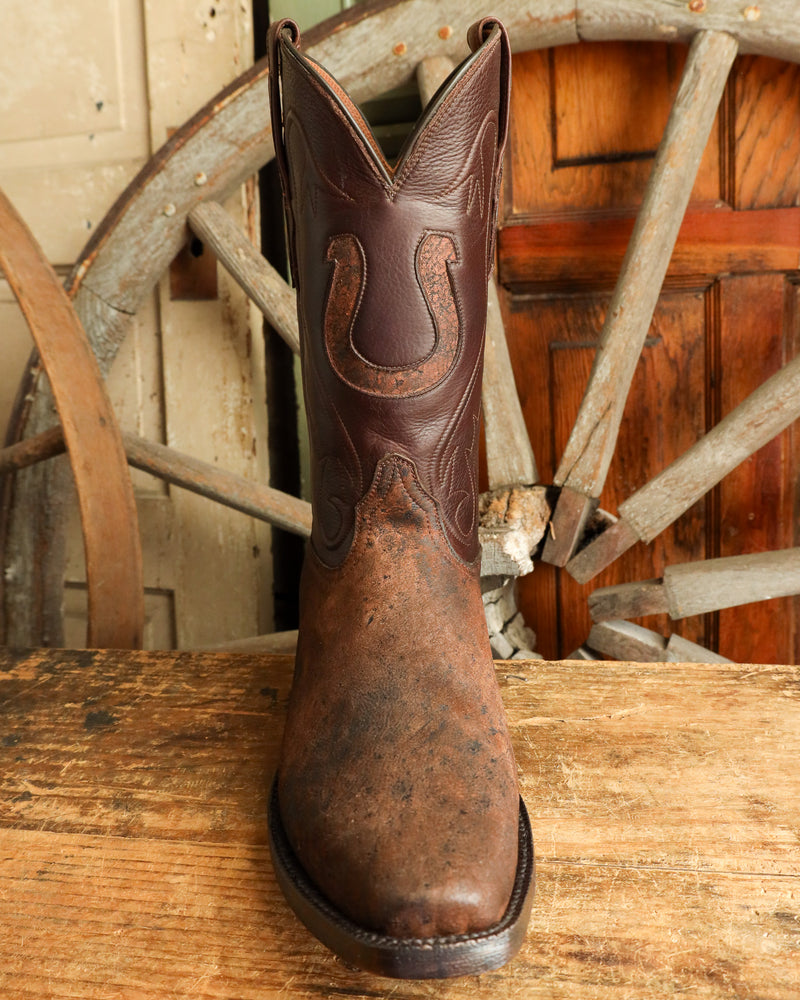 Maverick Exclusive Black Jack Men's Horseshoe Giraffe Safari Tan