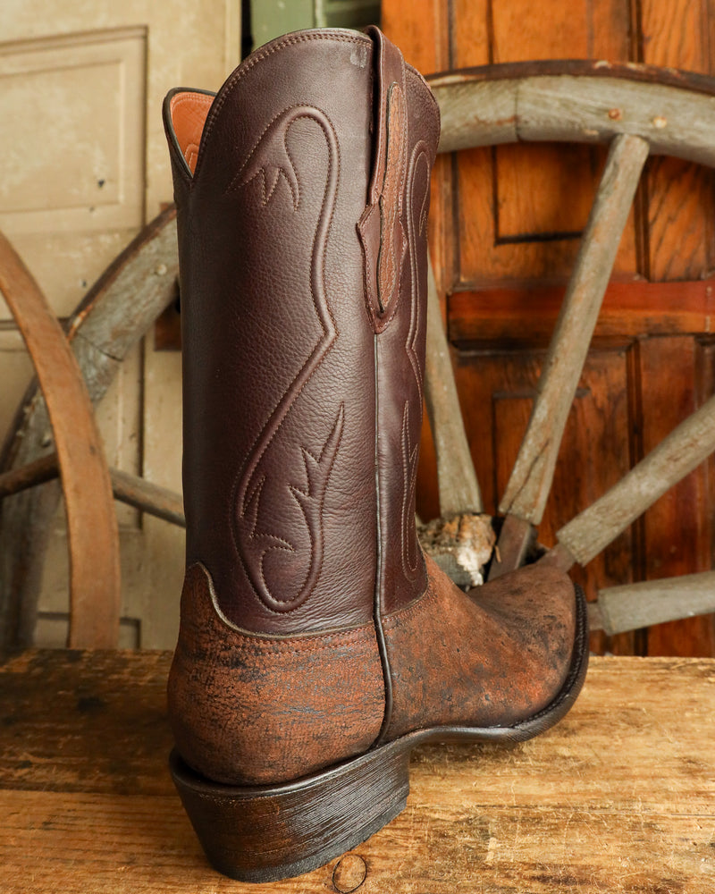 Maverick Exclusive Black Jack Men's Horseshoe Giraffe Safari Tan