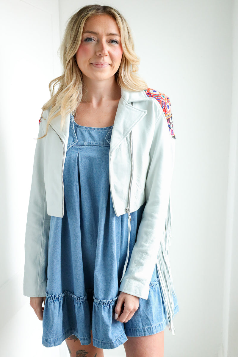 Hannah Maed Levy Rambler Leather Moto