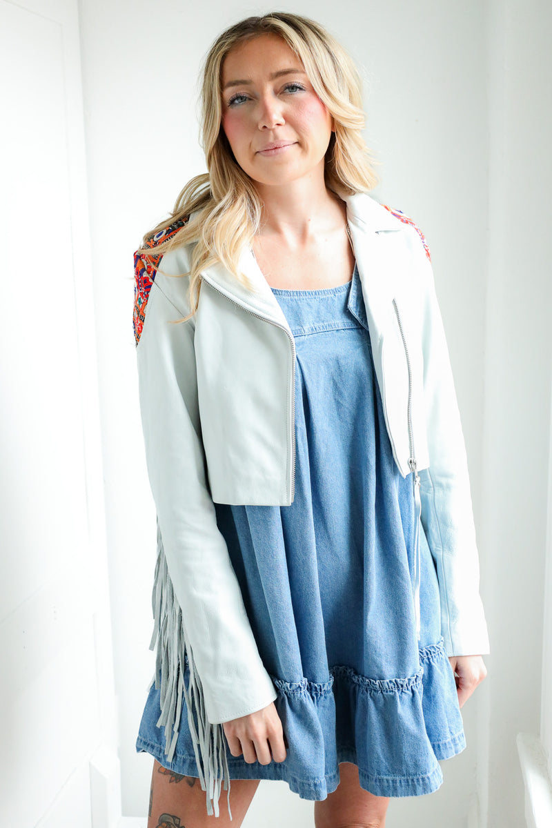 Hannah Maed Levy Rambler Leather Moto