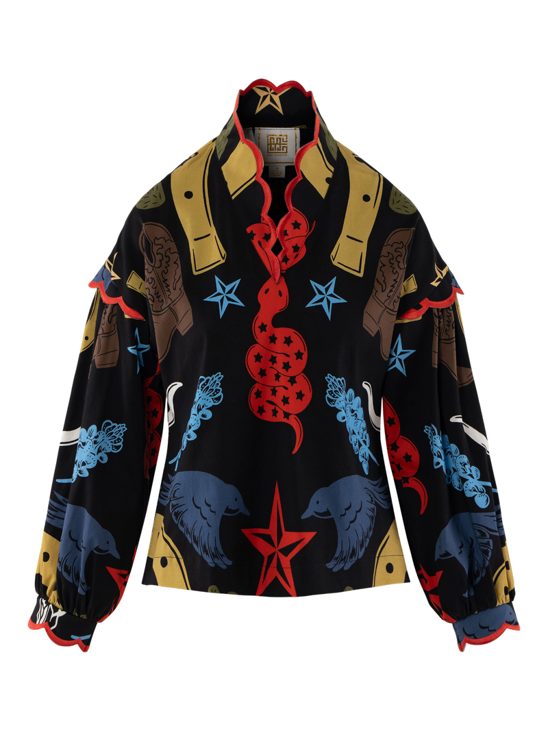 Emily McCarthy Orchid Lonestar Top 