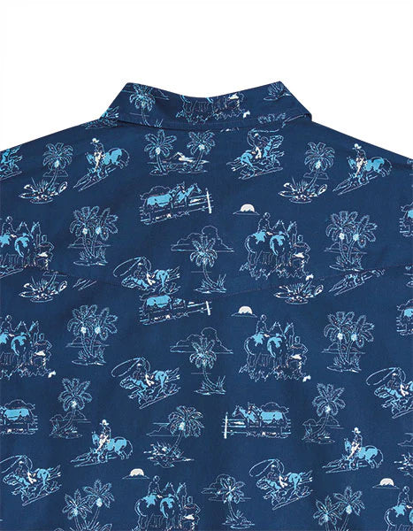 Stetson Cowboy Tropics Short Sleeve Shirt 