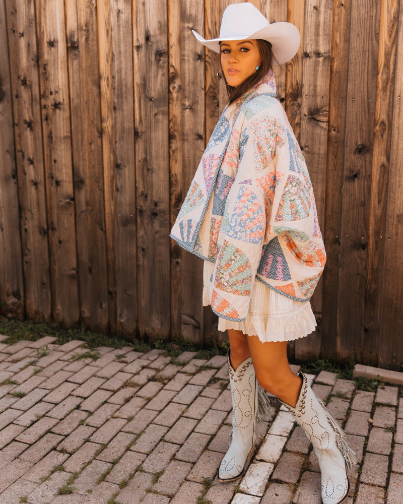 Lady Lancaster Aunt Ethel Vintage Fan Jacket