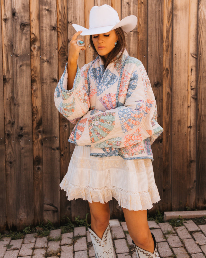 Lady Lancaster Aunt Ethel Vintage Fan Jacket