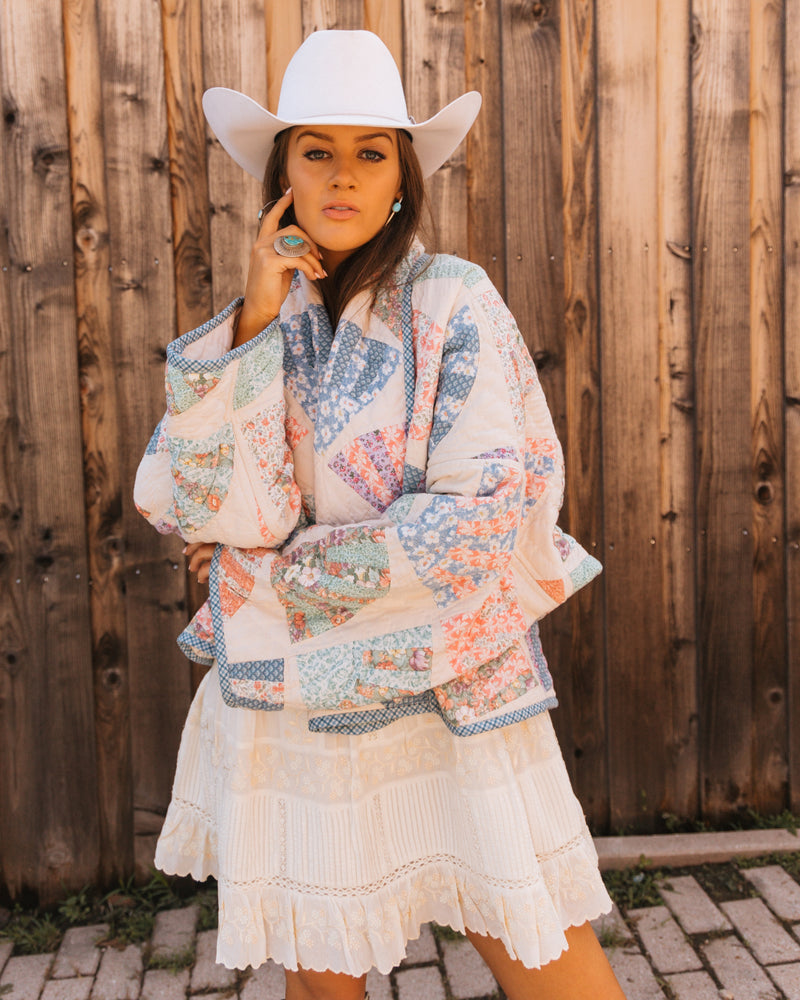 Lady Lancaster Aunt Ethel Vintage Fan Jacket