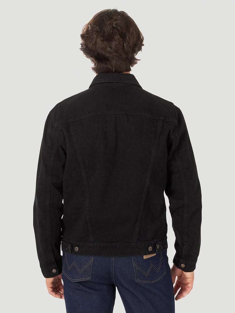 WRANGLER® COWBOY CUT® UNLINED DENIM JACKET IN SHADOW BLACK