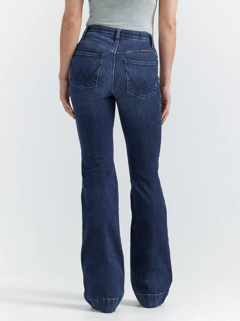 WRANGLER ULTIMATE RIDING JEAN WILLOW MID-RISE TROUSER IN SLOANE