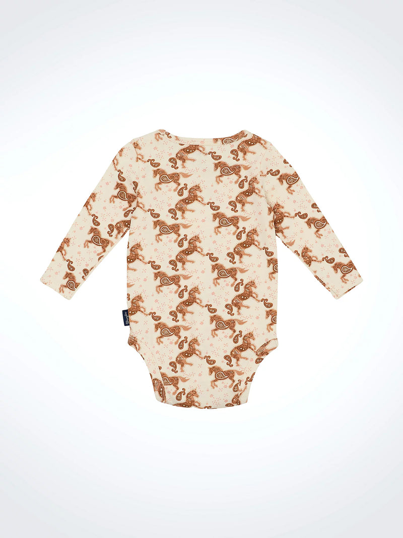 Wrangler Baby Girl's Western Print Bodysuit