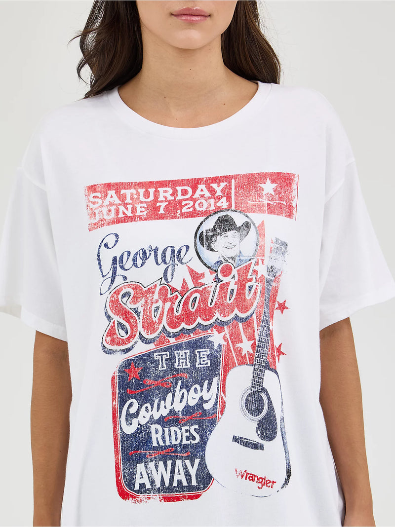 Wrangler Retro® George Strait Oversized Band Tee