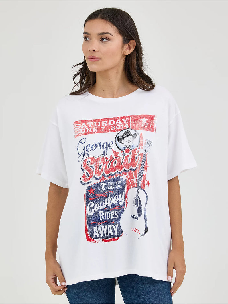 Wrangler Retro® George Strait Oversized Band Tee