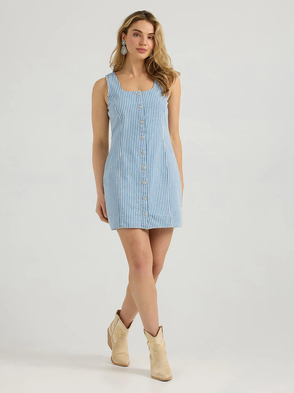 Wrangler Western Button-Down Denim Dress