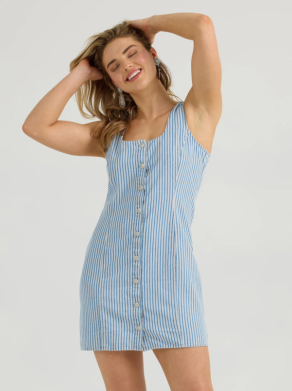 Wrangler Western Button-Down Denim Dress