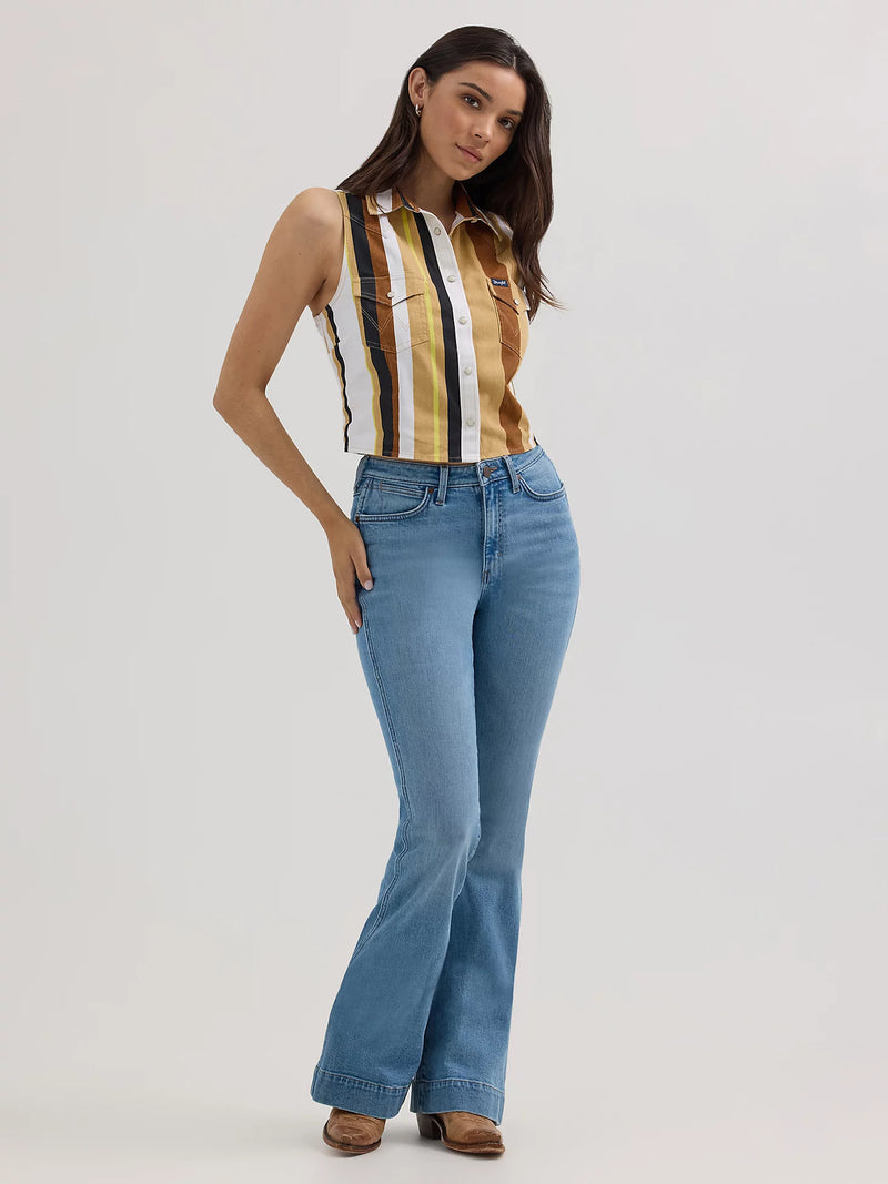 Wrangler Retro® Bailey High Rise Trouser Jean