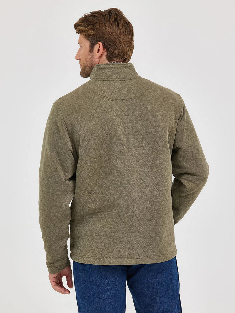 Wrangler George Strait Quarter-Zip Quilted Pullover
