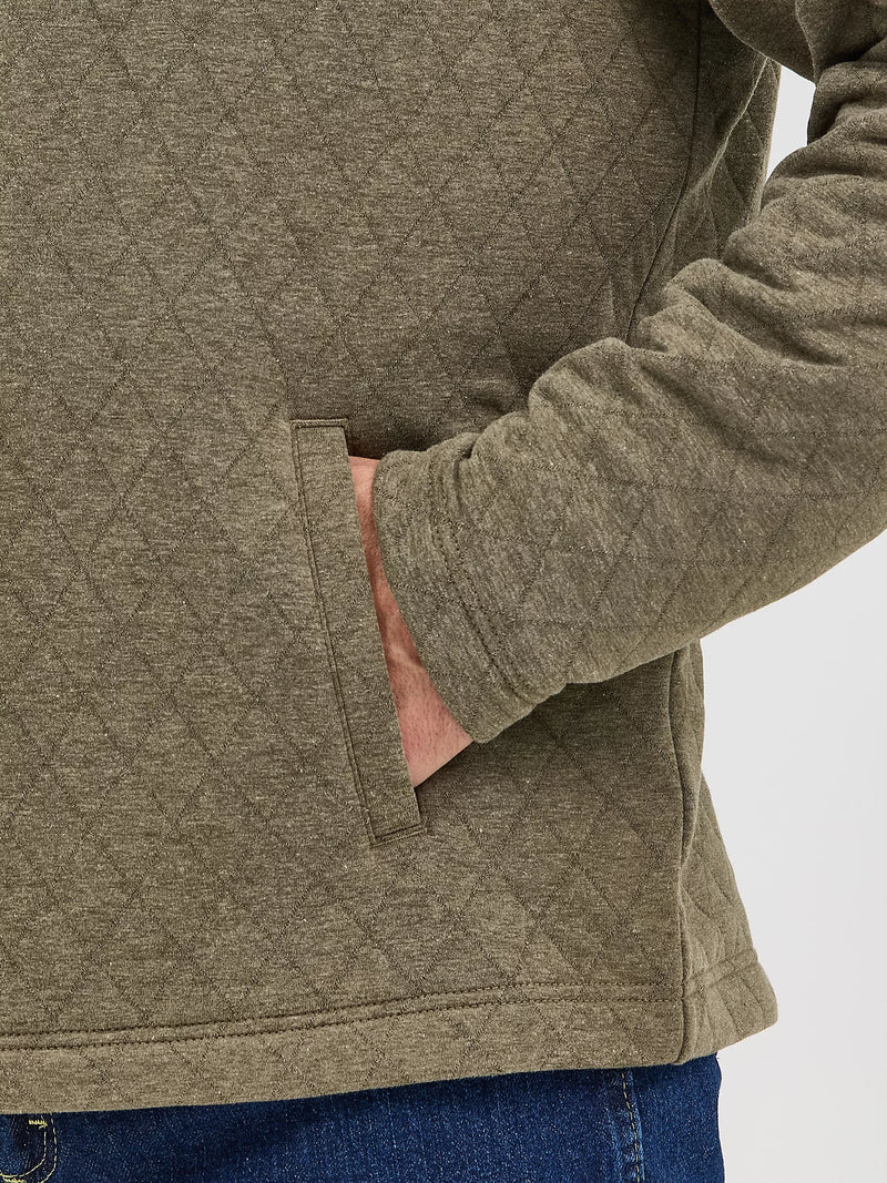 Wrangler George Strait Quarter-Zip Quilted Pullover