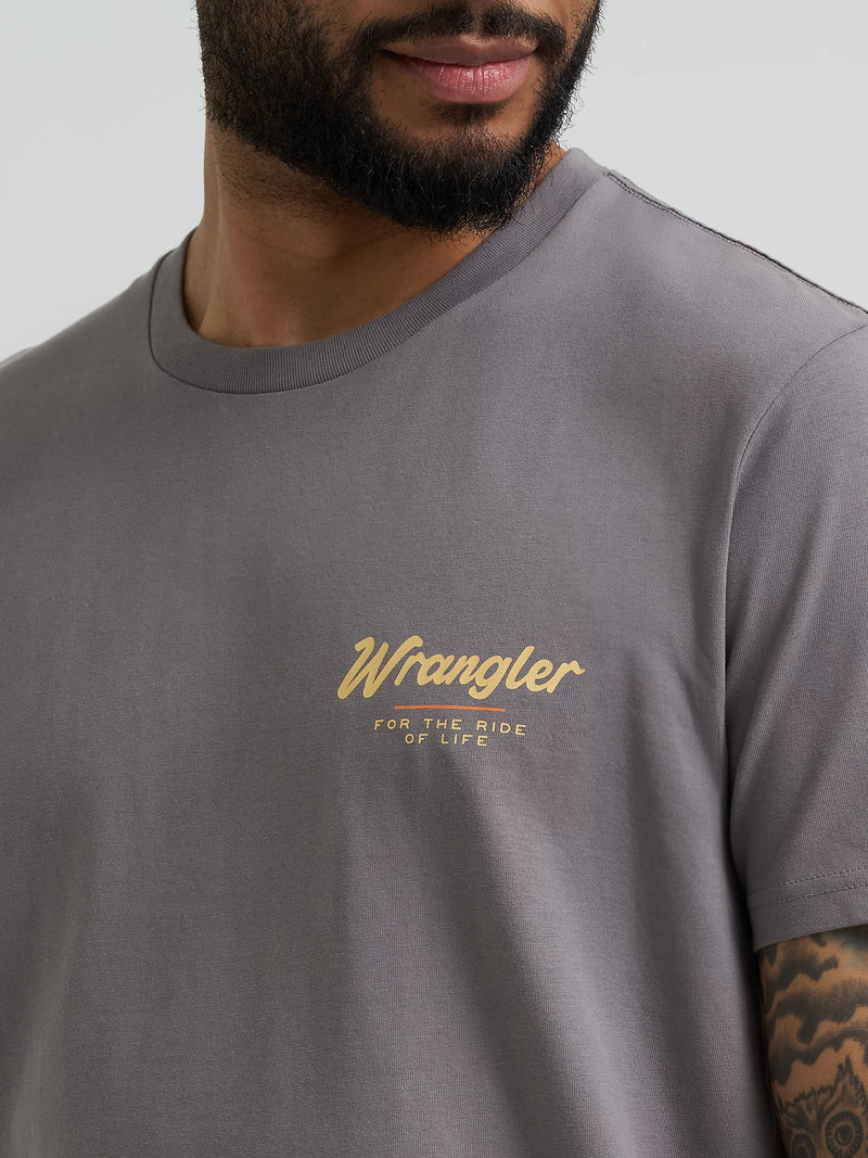 Wrangler Bucking Cowboy Back Graphic T-Shirt