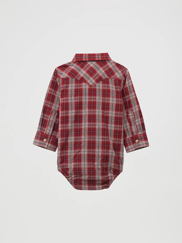 Wrangler Baby Boy's Long Sleeve Western Snap Bodysuit