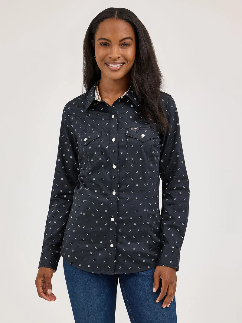 Wrangler Women's Wrangler All Occasion Western Snap Shirt