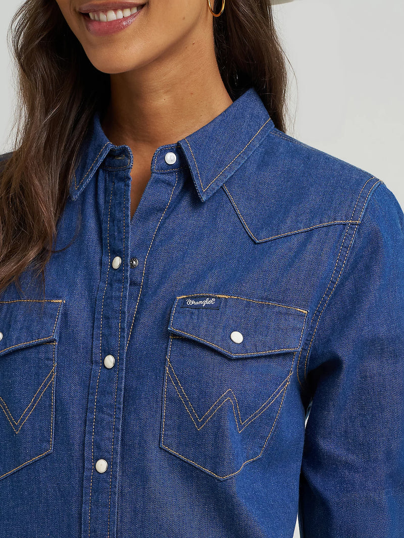Wrangler Relaxed Western Shirt Dress – Maverick Fine Western Wear