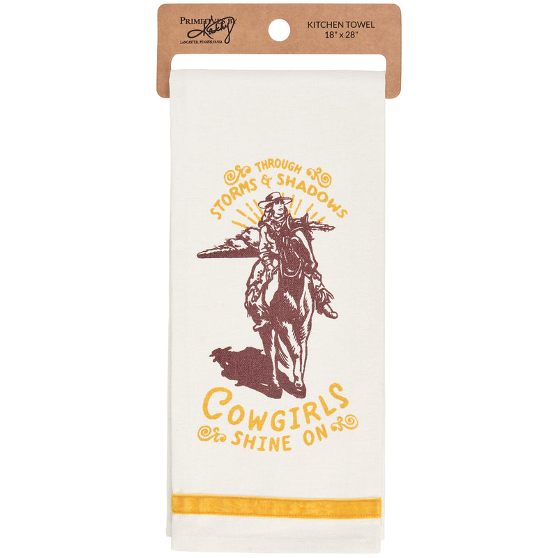 Primitives By Kathy Cowgirls Kitchen Towel