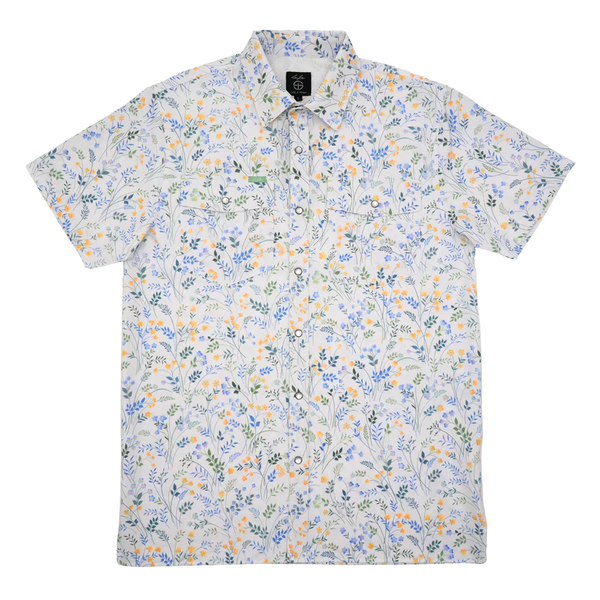 San Jac Men's Short Sleeve Performance Shirt - Wildflower