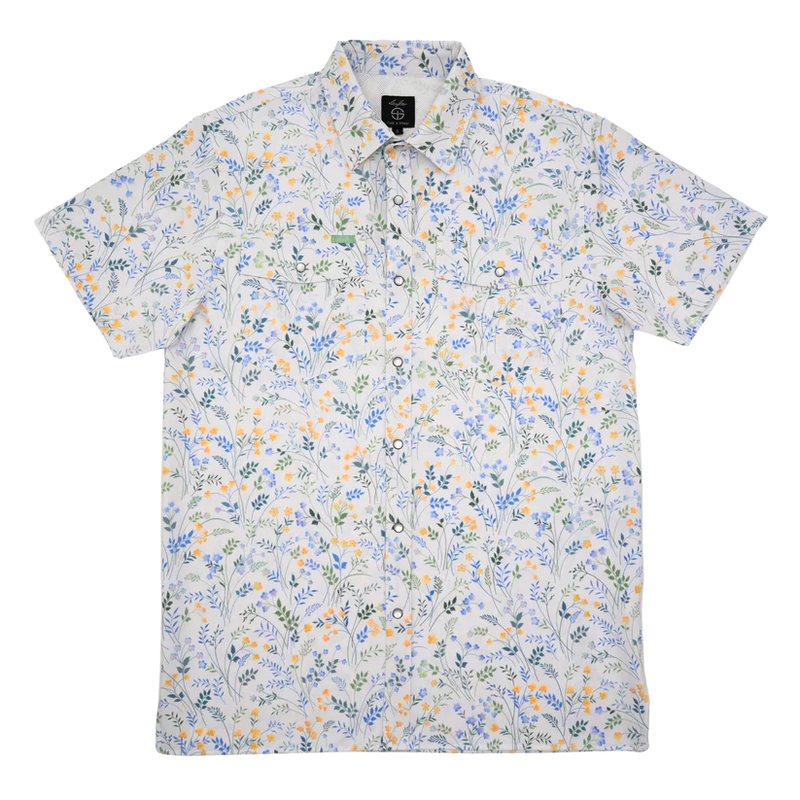 San Jac Men's Short Sleeve Performance Shirt - Wildflower
