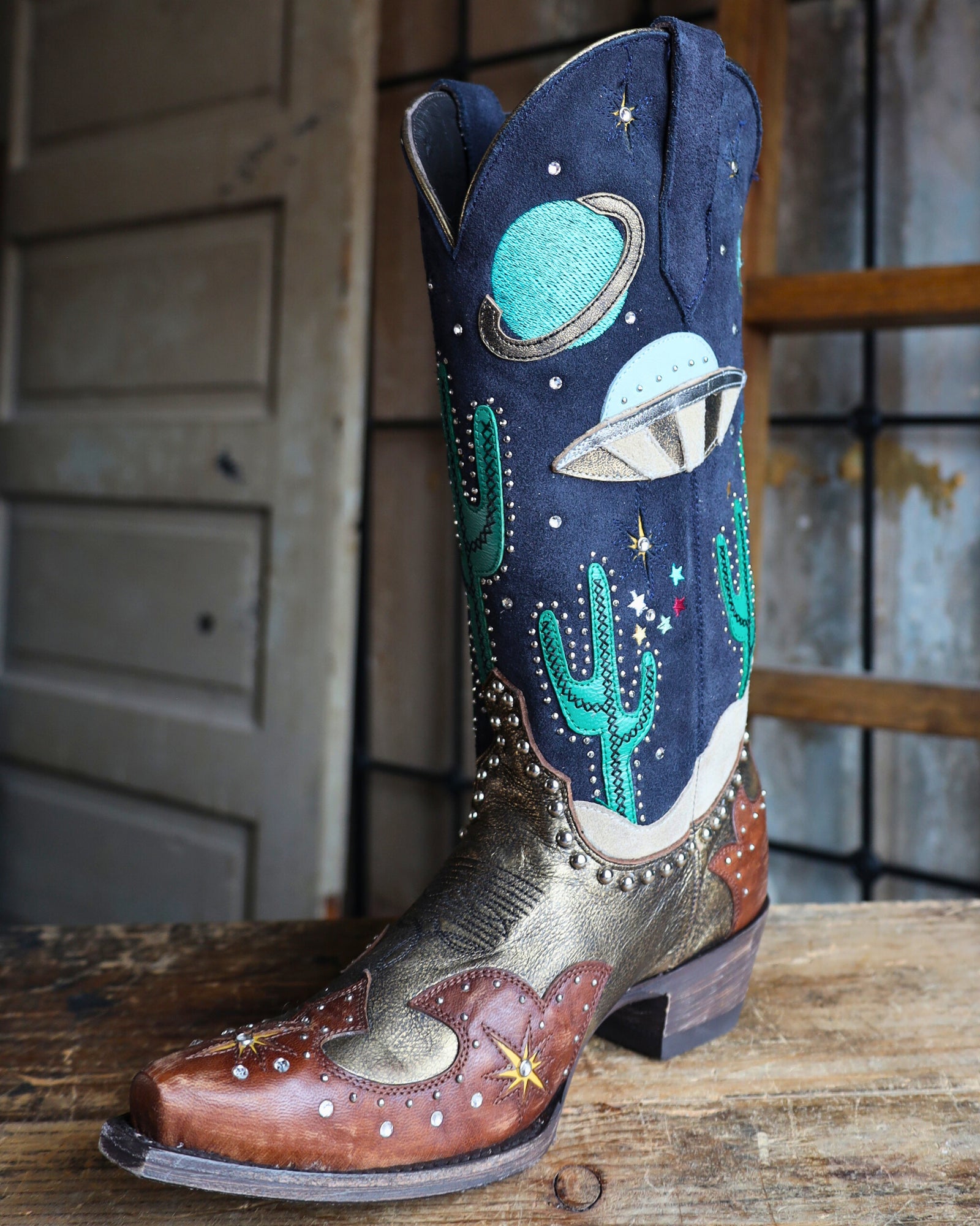 Old Gringo Women s Galactic Buckaroo Western Boots Snip Toe