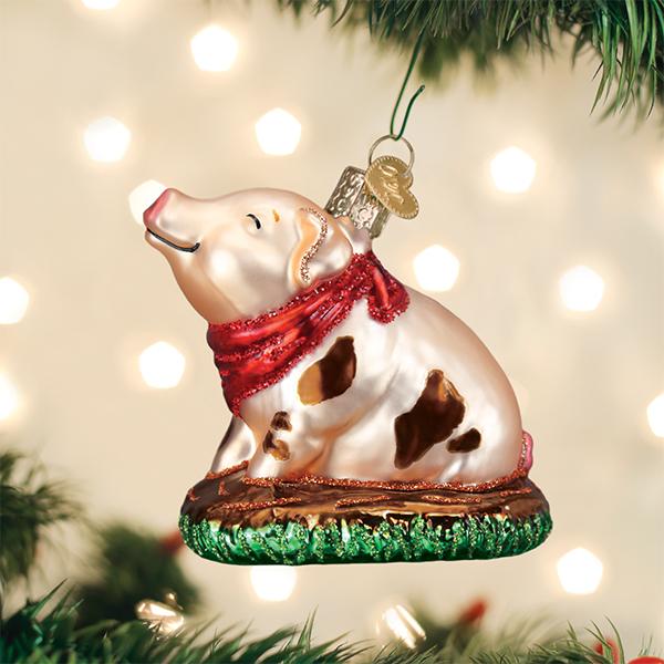 PIGGIE IN THE PUDDLE ORNAMENT