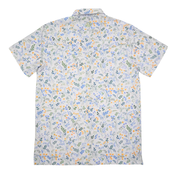 San Jac Men's Short Sleeve Performance Shirt - Wildflower