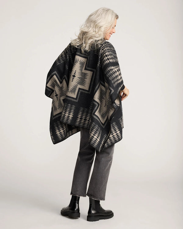 PENDLETON HARDING WOOL PONCHO