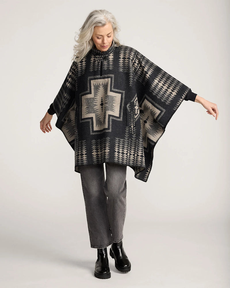 PENDLETON HARDING WOOL PONCHO