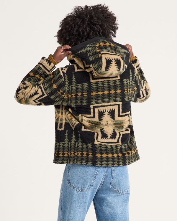 PENDLETON WOMEN'S HARDING HOODED FLEECE JACKET