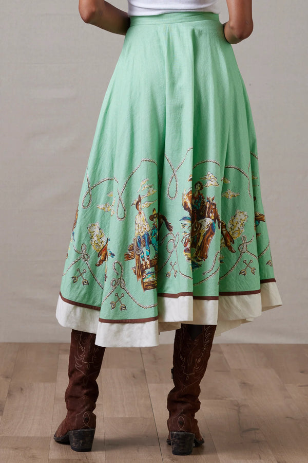 DOUBLE D RANCH MITCHELL'S GALLERY SKIRT 