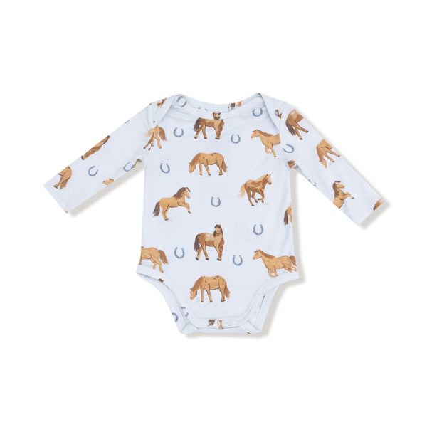Angel Dear Horse Lap Shoulder Bodysuit