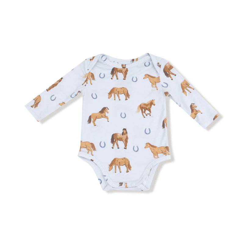 Angel Dear Horse Lap Shoulder Bodysuit