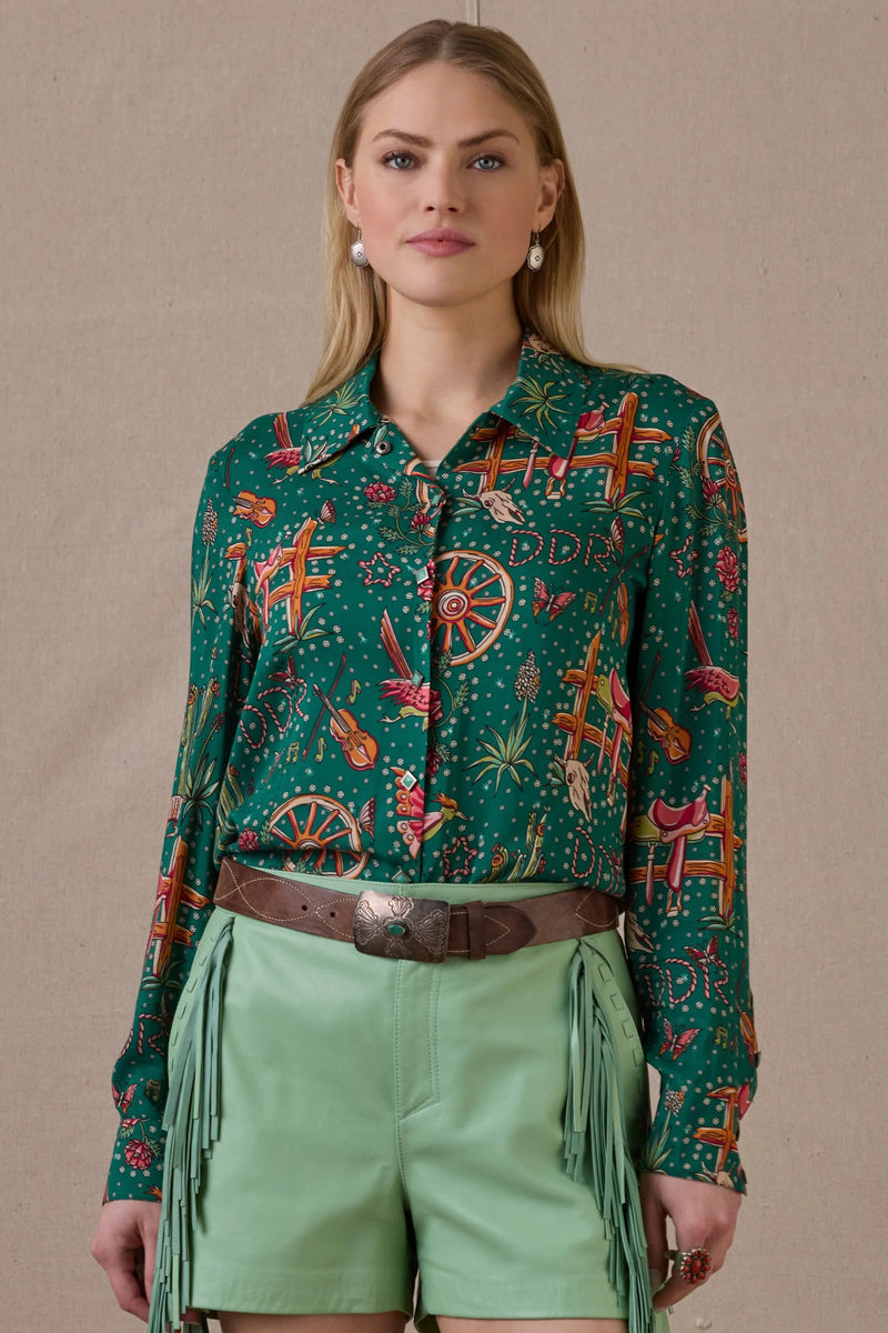 Double D Ranch Rhinestone Suits & Cowboy Boots Top