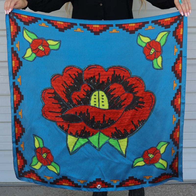 WAR OF THE ROSES TALL SCARF