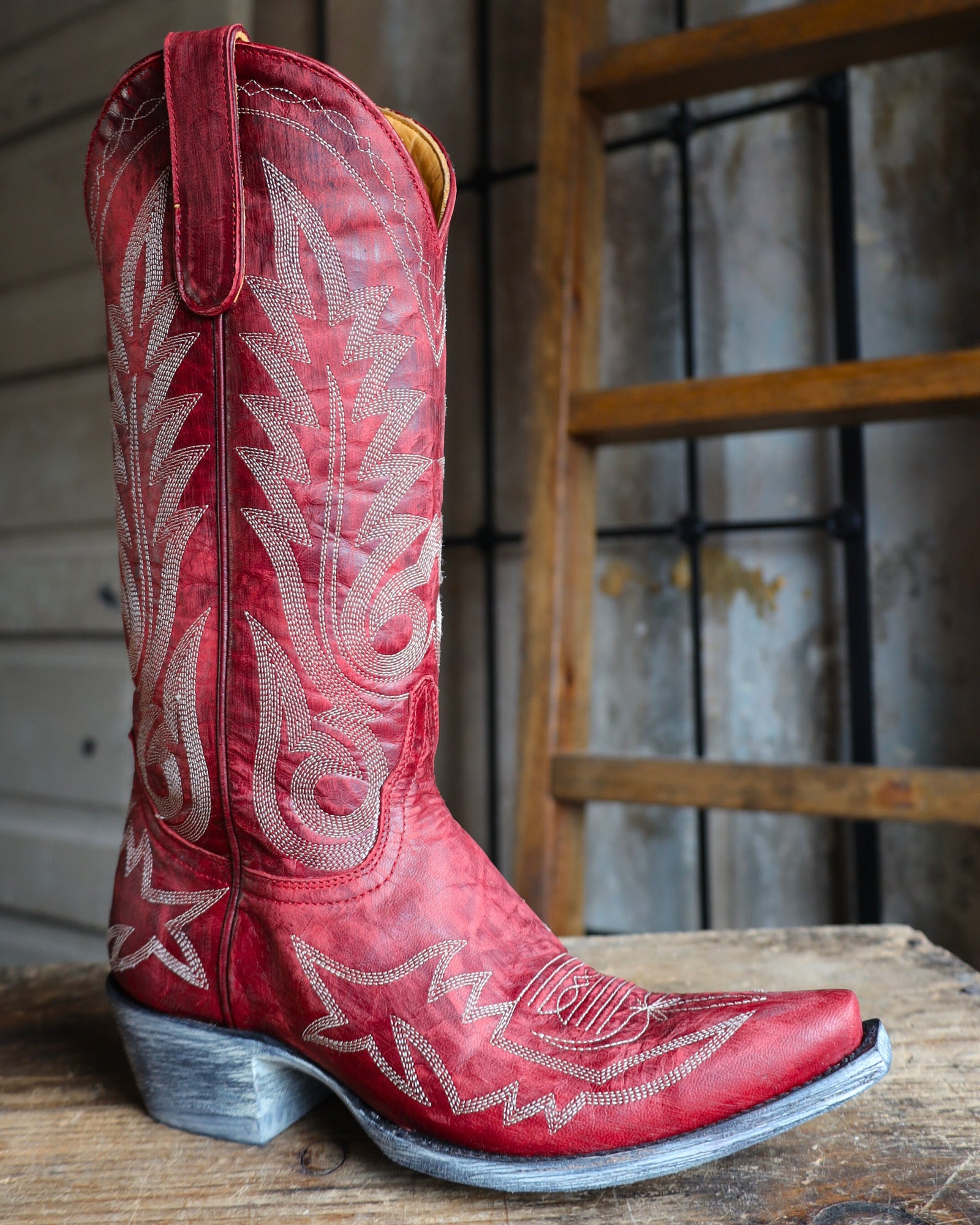 Vintage Servus Western Rubber Boots Made In USA Men\'s 10 Lined Red Rare IMG_9703.jpg?v=1688778840&  main image 3