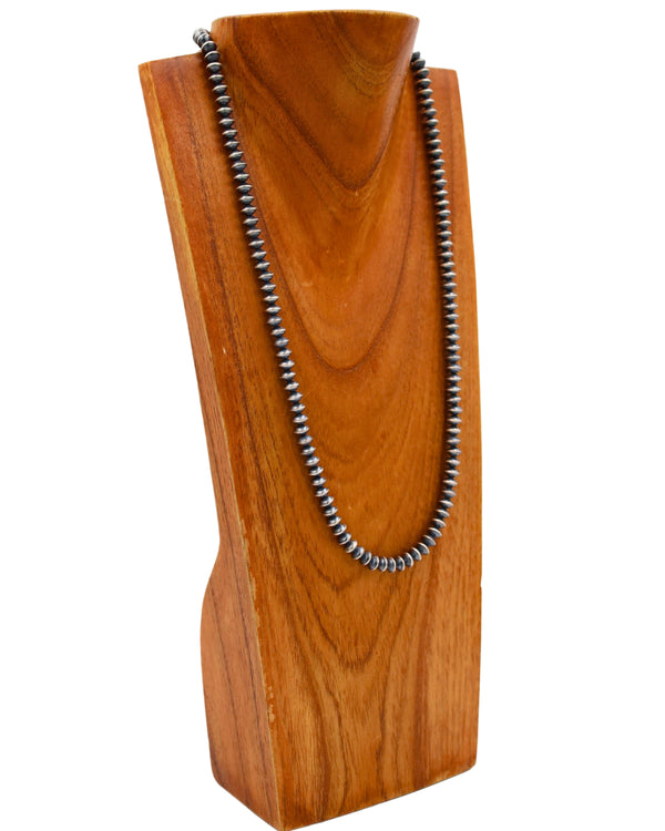 NAVAJO PEARL 28" SAUCERS NECKLACE