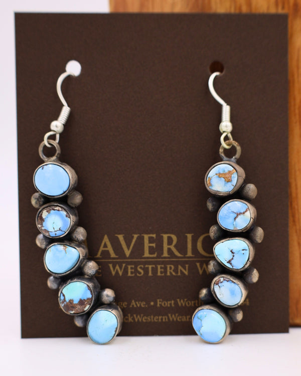 Trendy and Very Light Weighted Western Wear Leaf DEsigner Earrings with Big  Monalisa Stone- Light Blue !!! | Sowjy - The Online Jewelry Store