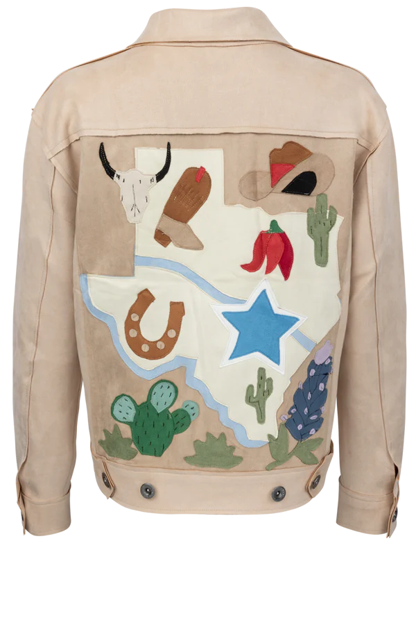 TO THE WAY TEXAS JEAN STYLE SUEDE JACKET 