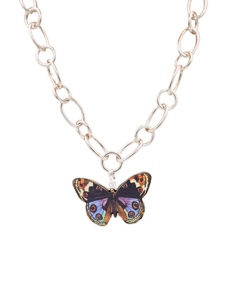 COREEN CORDOVA BUTTERFLY MULTI COLOR PENDANT