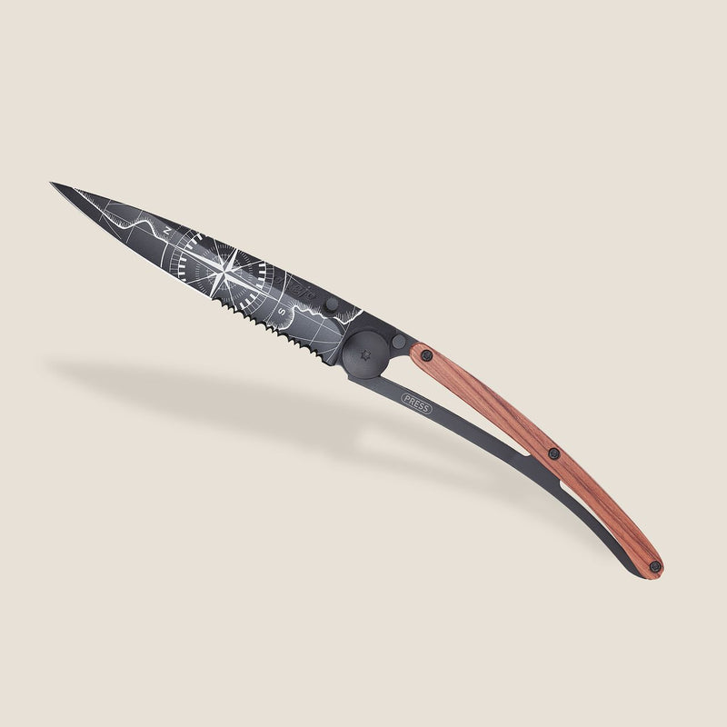 DEEJO USA TERRA INCOGNITA CORAL WOOD KNIFE