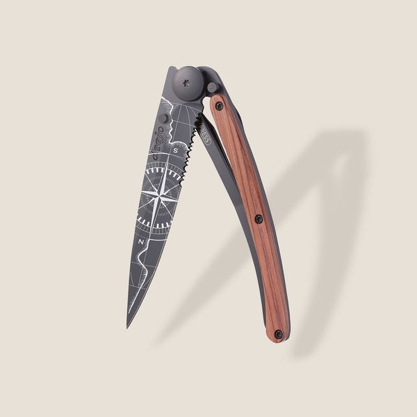 DEEJO USA TERRA INCOGNITA CORAL WOOD KNIFE