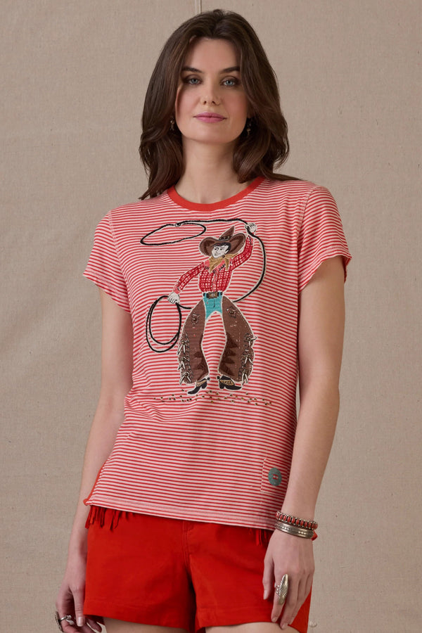 DOUBLE D RANCH ROOT 'N TOOT TEE